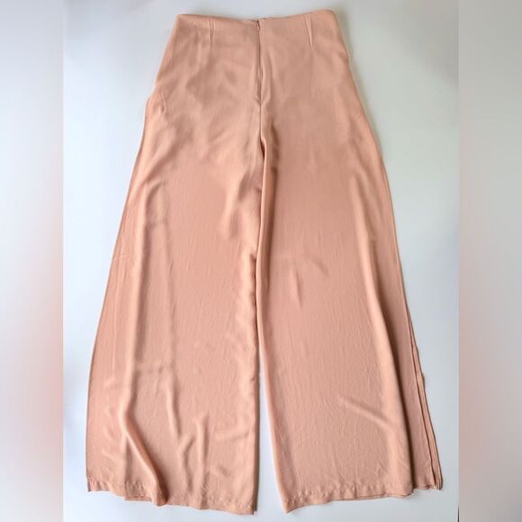 Noreen Phillips Couturiere Split Leg Beachy Wide Leg Pants w/ Lace Liner S - Picture 5 of 9